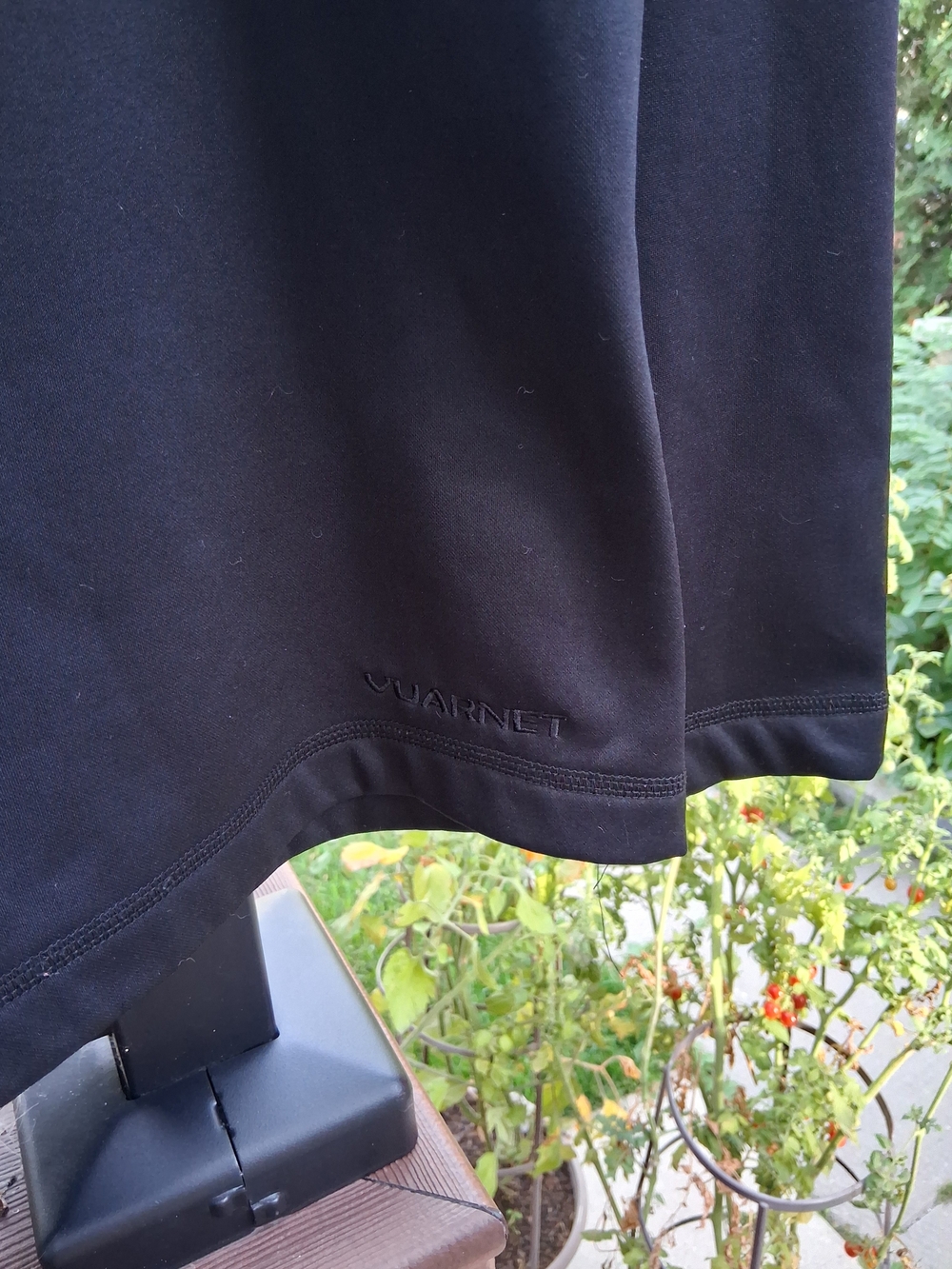Vuarnet France Black High Neck Snap Athleisure Pullover Top -SIze XL - Picture 5 of 5